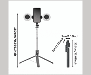 Selfie stick, tripod, Bluetooth remote