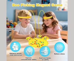 Magnetic Honey Bee Family Game