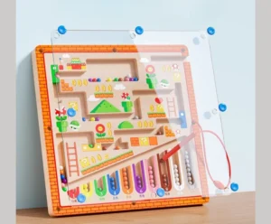 Montessori Magnetic Color and Number Maze