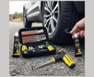 Portable Car Tire Puncture Repair Kit